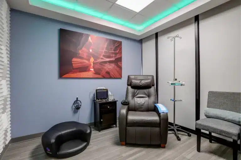 Therapy room interior for wellness visits - Phoenix Scottsdale Ketamine Therapy Clinic