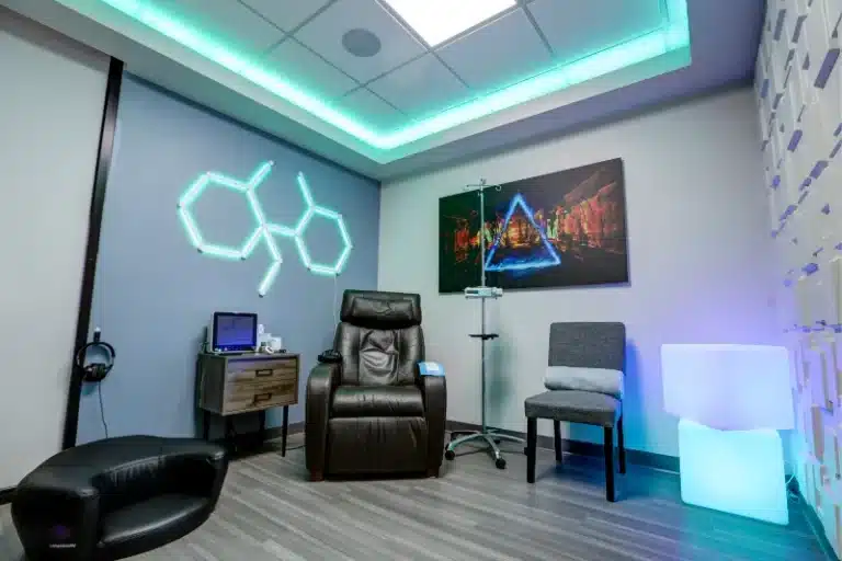 Treatment chair room for patient care - Phoenix Scottsdale Ketamine Therapy Clinic